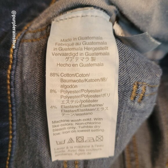 Madewell Jeans 27 P Skinny 10" High Rise Hayes Wash Tummy Control Stretch Denim - Picture 7 of 14